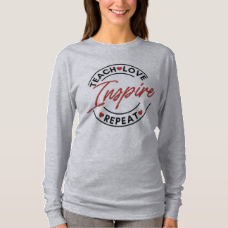 Camiseta El amor de enseñanza inspira motivación