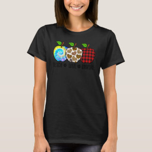 Camiseta El Amor De Enseñar Inspira Con Leopardo Y Patrulla