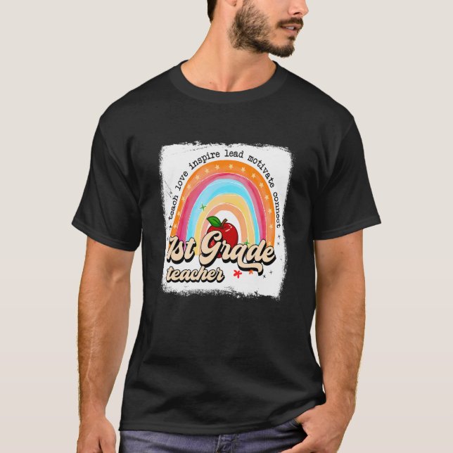 Camiseta El amor de la enseñanza inspira al maestro de prim (Anverso)