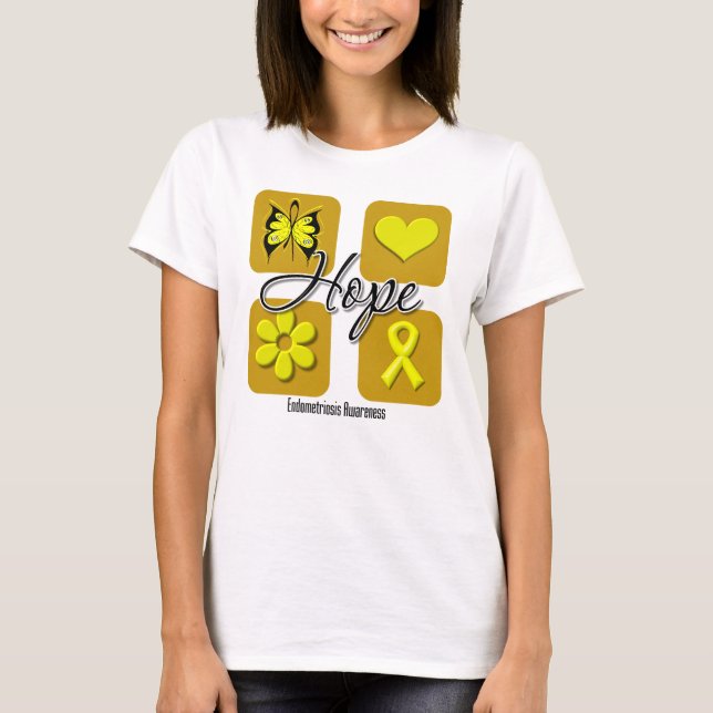 Camiseta El amor de la esperanza de la endometriosis (Anverso)