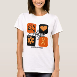Camiseta El amor de la esperanza de la esclerosis múltiple
