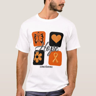 Camiseta El amor de la esperanza de la leucemia inspira