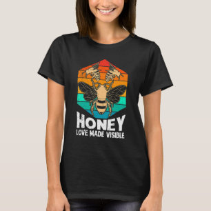 Camiseta El amor de la miel hizo que el apicultor del hobby