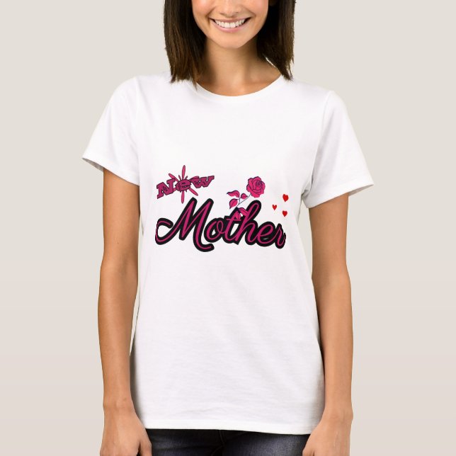 Camiseta El amor de la nueva mamá (Anverso)