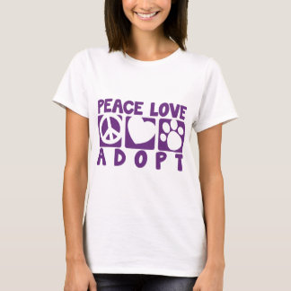 Camiseta El amor de la paz adopta