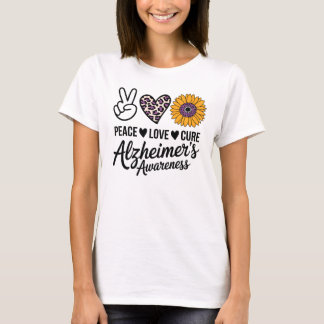 Camiseta EL AMOR DE LA PAZ CURE Alzheimer