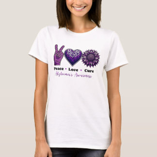 Camiseta EL AMOR DE LA PAZ CURE Alzheimer
