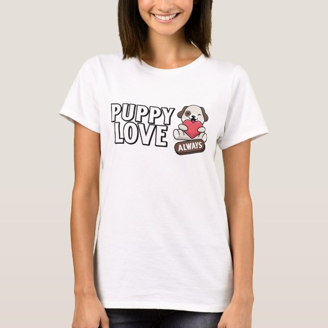 Camiseta 'El amor de las papas siempre', Día del Perro (Anverso)