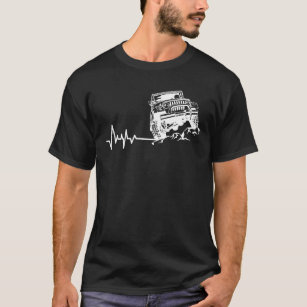 Camiseta El amor de latido ilimitado Jeep T- Regalo de cami