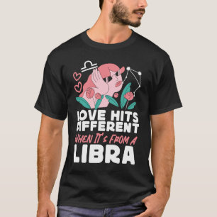 Camiseta El amor de Libra Zodiac es diferente cuando es de