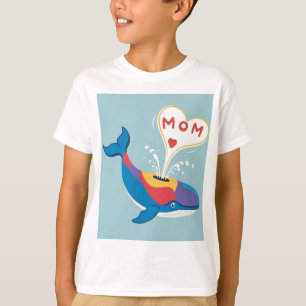 Camiseta El amor de los delfines por la madre