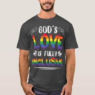 Camiseta El Amor De Los Dioses Es Totalmente Inclusivo LGBT