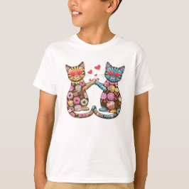 Camiseta El amor de los gatos