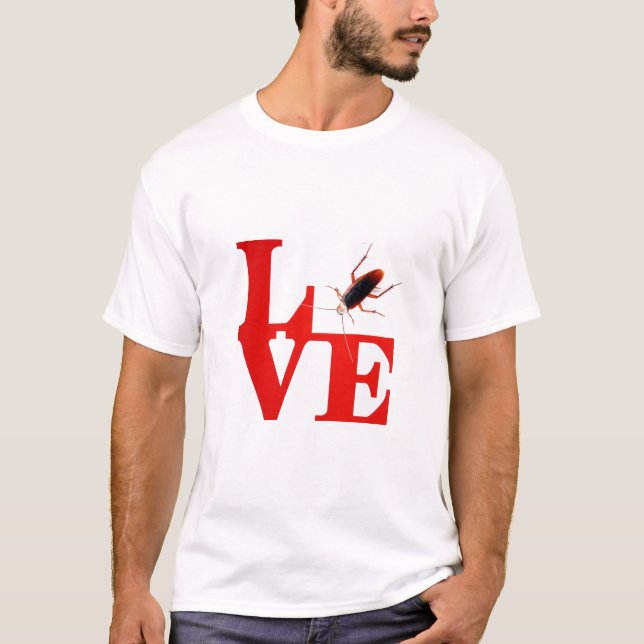 Camiseta El AMOR de los hombres (con la cucaracha) (Anverso)