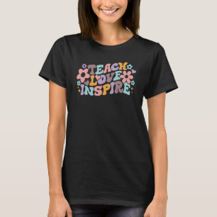 Camiseta El amor de los profesores inspira a groovy la vida