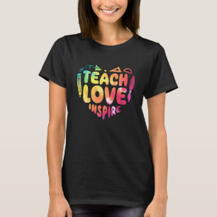 Camiseta El amor de los profesores inspira el primer día de