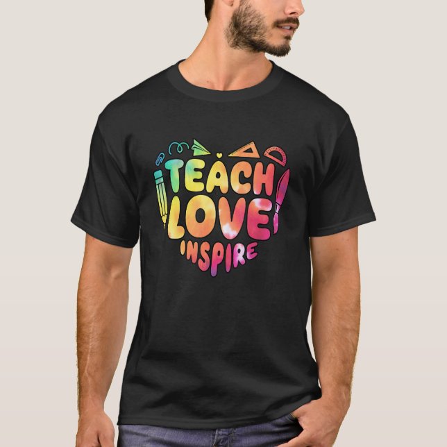 Camiseta El amor de los profesores inspira el primer día de (Anverso)
