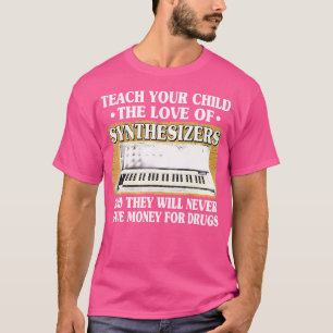 Camiseta El amor de los sintetizadores graciosos