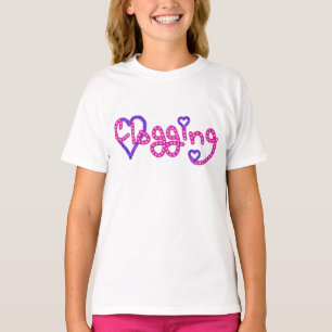 Camiseta El amor de obstrucción de los bailarines