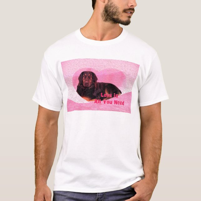 Camiseta El amor de perro es todo lo que necesitas (Anverso)