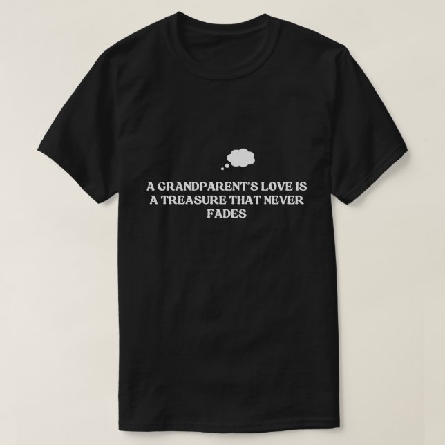 Camiseta El amor de un abuelo es para siempre - Día de los  (Diseño del anverso)