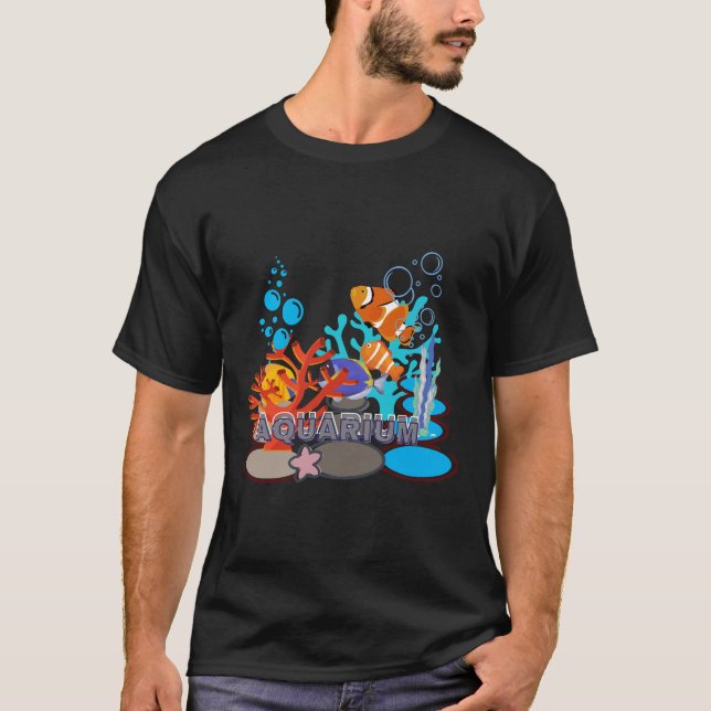 Camiseta El Amor De Visitar El Pescado En El Acuario (Anverso)