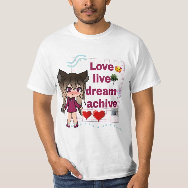 Camiseta El amor del Chica Gacha (Anverso)