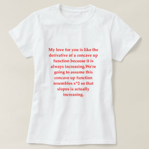 Camiseta el amor del friki de la matemáticas coge la línea