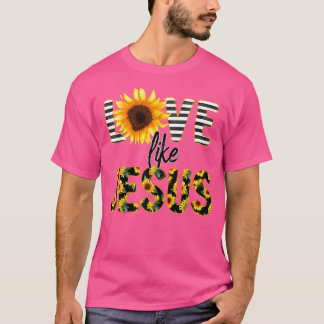 Camiseta El amor del girasol como Jesús