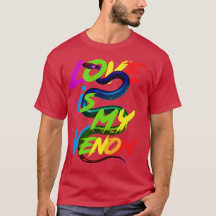Camiseta El amor del orgullo gay es mi veneno