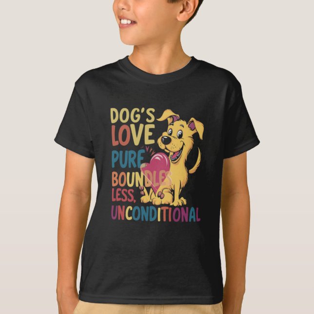 Camiseta El amor del perro es incondicional (Anverso)