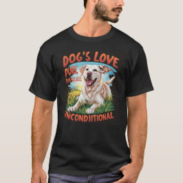 Camiseta El amor del perro es incondicional