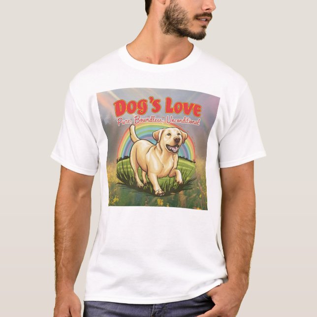 Camiseta El amor del perro es incondicional (Anverso)