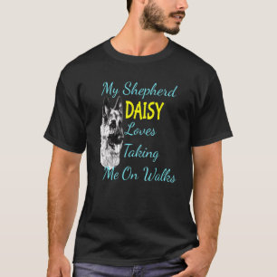 Camiseta El amor del perro pastor alemán Daisy