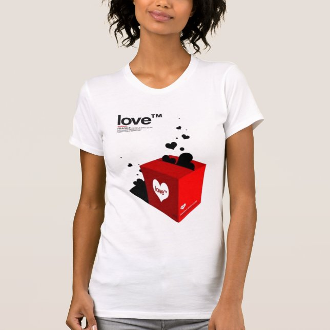 Camiseta El amor dirige con cuidado (Anverso)