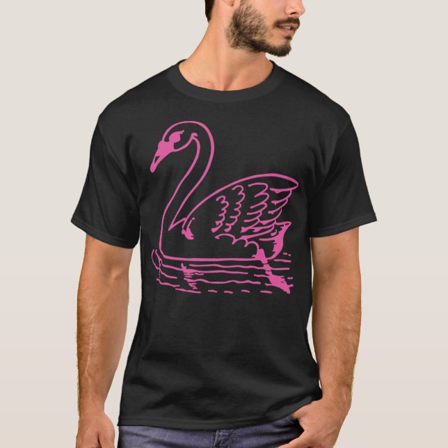 Camiseta El amor divertido de los cisnes (Anverso)