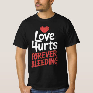 Camiseta El amor duele el horror gótico Halloween Tee