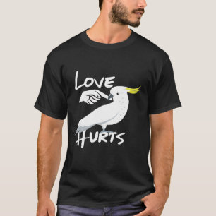 Camiseta El amor duele el loro de cocoteros amarillos