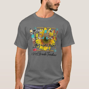 Camiseta El Amor Educativo Inspira De Nuevo A La Escuela De