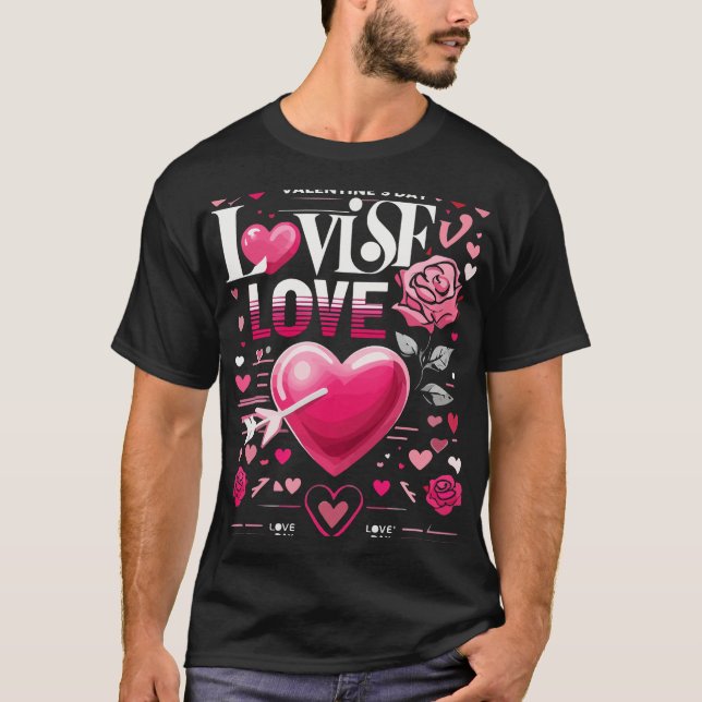 Camiseta El amor en el aire El día de San Valentín Hoodie (Anverso)