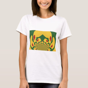 Camiseta El amor en los colores rastas: Corazones de reggae