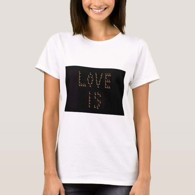 Camiseta El amor es (Anverso)