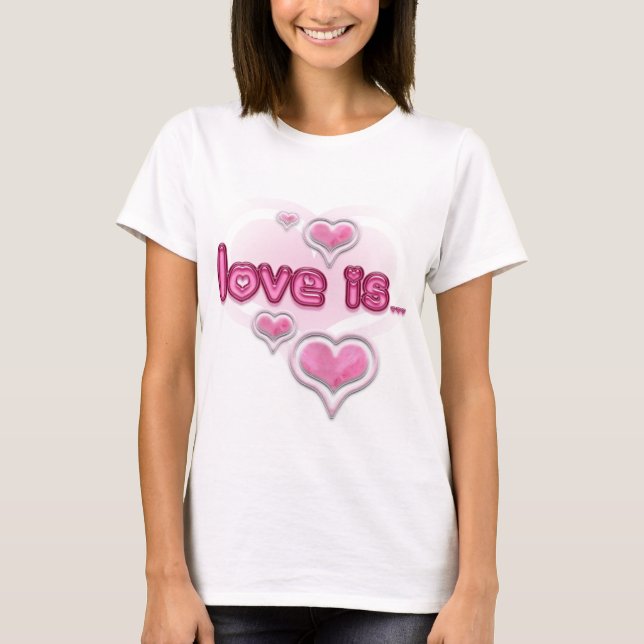 Camiseta El amor es... (Anverso)