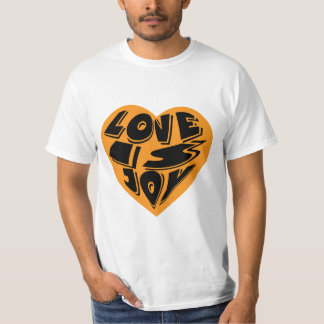 Camiseta El amor es alegría