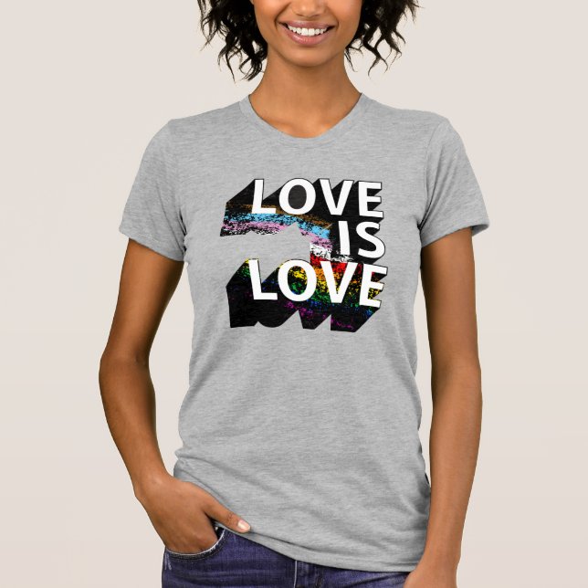 CAMISETA EL AMOR ES AMOR (Anverso)