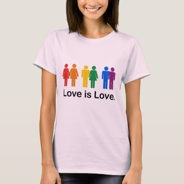 Camiseta El amor es amor (Anverso)
