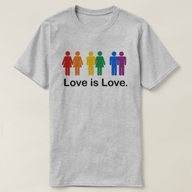 Camiseta El amor es amor (Diseño del anverso)