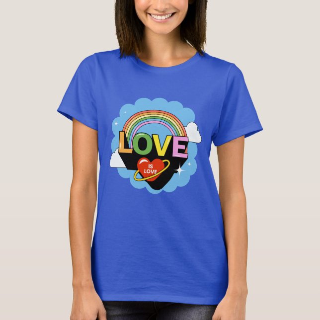 Camiseta "El amor es amor" (Anverso)