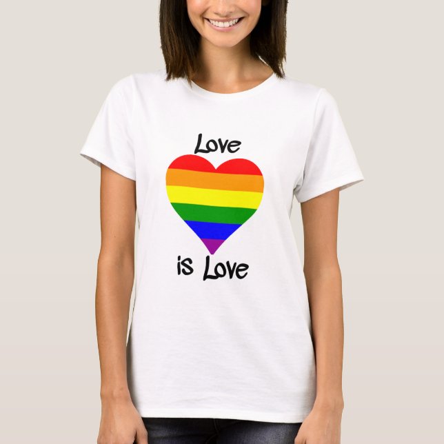 Camiseta El amor es amor (Anverso)