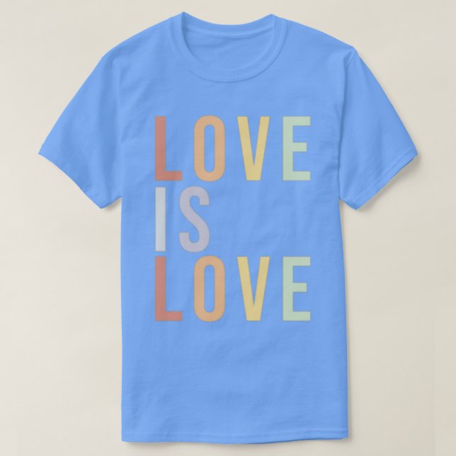 Camiseta el amor es amor (Diseño del anverso)